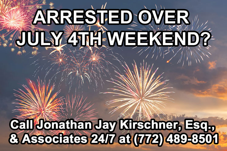 Fort Pierce July 4th Arrest