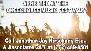 Okeechobee Music Festival arrest